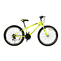 Велосипед CrossBike 26" Spark V-Al 2022 Рама 13" neon yellow