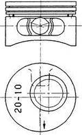 Поршень Kolbenschmidt 90245620 на Opel Omega / Опель Омега