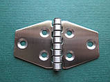 Петля симетрична 70х40х1,5 мм, нержавіюча сталь А2 (AISI 304), фото 9