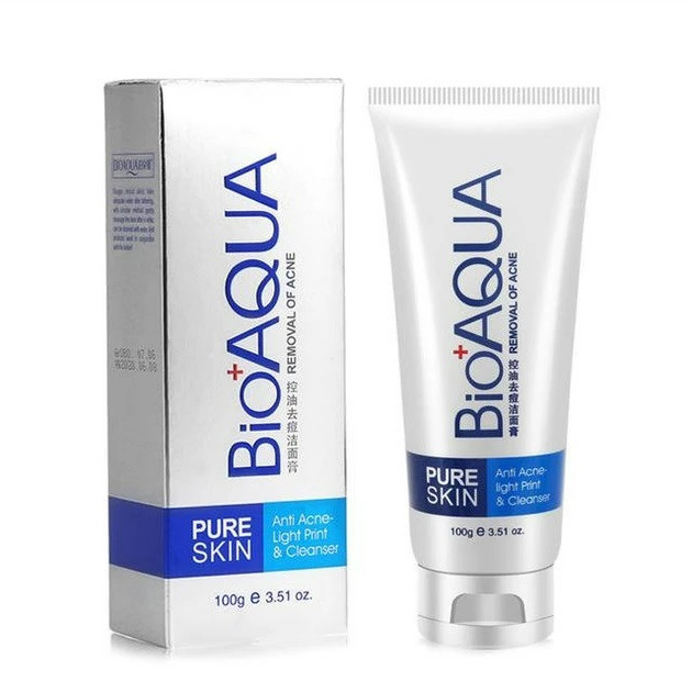 Очищаюча gенка для вмивання Анти Акне BIOAQUA Pure Skin 100мл