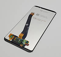 С дефектом. Дисплей Huawei Mate 10 Lite RNE-L21 черный оригинал с разборки (без рамки/засветы)