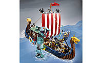 LEGO Creator Корабель вікінгів і Мідгардський змій 1192 деталі (31132), фото 9