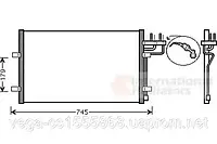 Радіатор кондиціонера Van Wezel 18005367 на Ford Focus / Форд Фокус