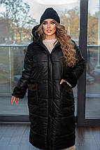 Куртка подовжена зимова, фото 2