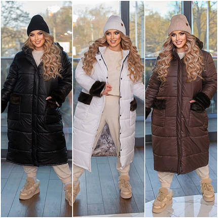 Куртка подовжена зимова, фото 1