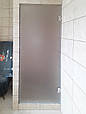 Двері для душу з матованого скла 700 х 2000 мм., фото 4