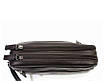 Чоловічий клатч барсетка з натуральної шкіри / чорного кольору / 23×13×7 см, фото 6