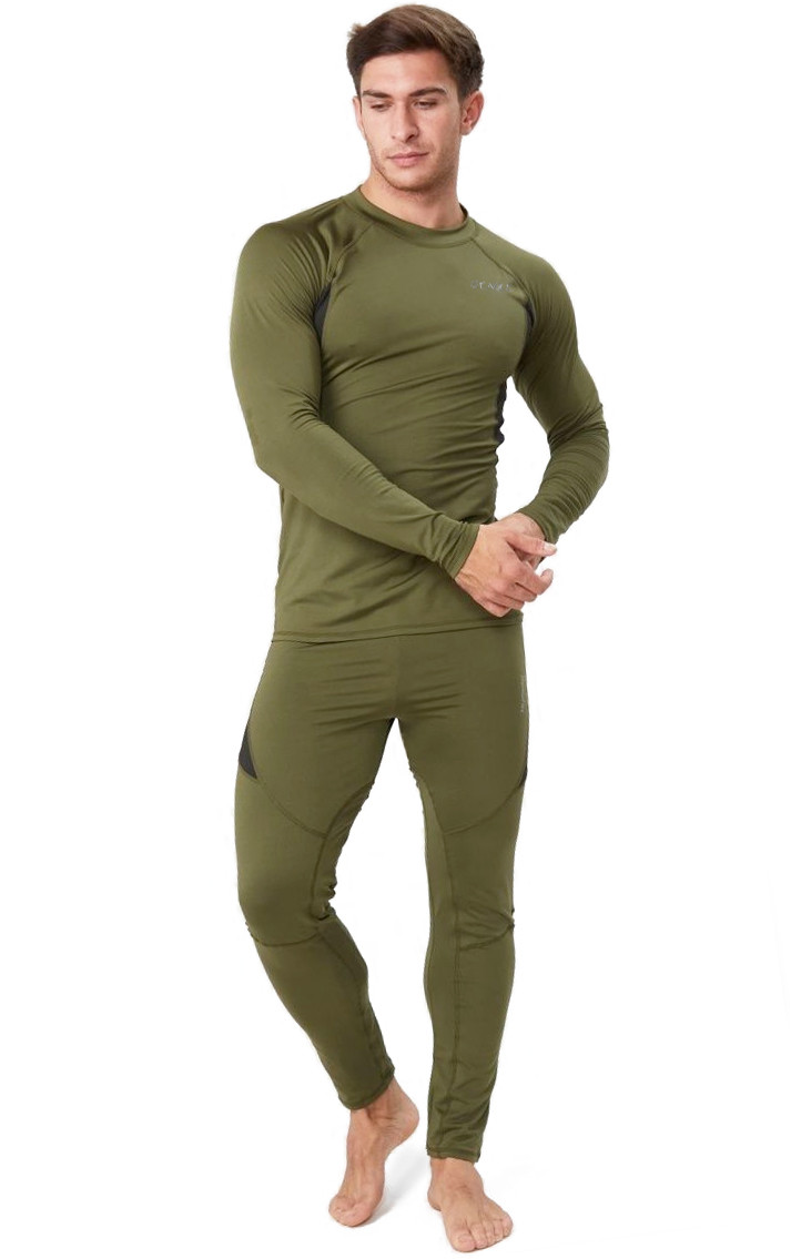 Термобілизна чоловіча Eagle JA-09 Green (флісова, термо-білизна, зимова, тактична), фото 1