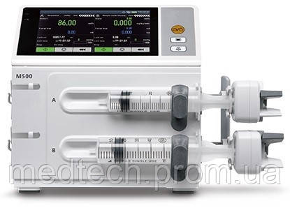 Насос шприцевий "БІОМЕД" М500, двоканальний шприцевий насос