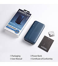 УМБ Повербанк (Powerbank) Remax Tinyl Series 20 Вт + 22.5 Вт PD+QC 20000 мАг Синій (RPP-213), фото 3