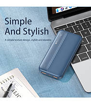 УМБ Повербанк (Powerbank) Remax Tinyl Series 20 Вт + 22.5 Вт PD+QC 20000 мАг Синій (RPP-213), фото 3