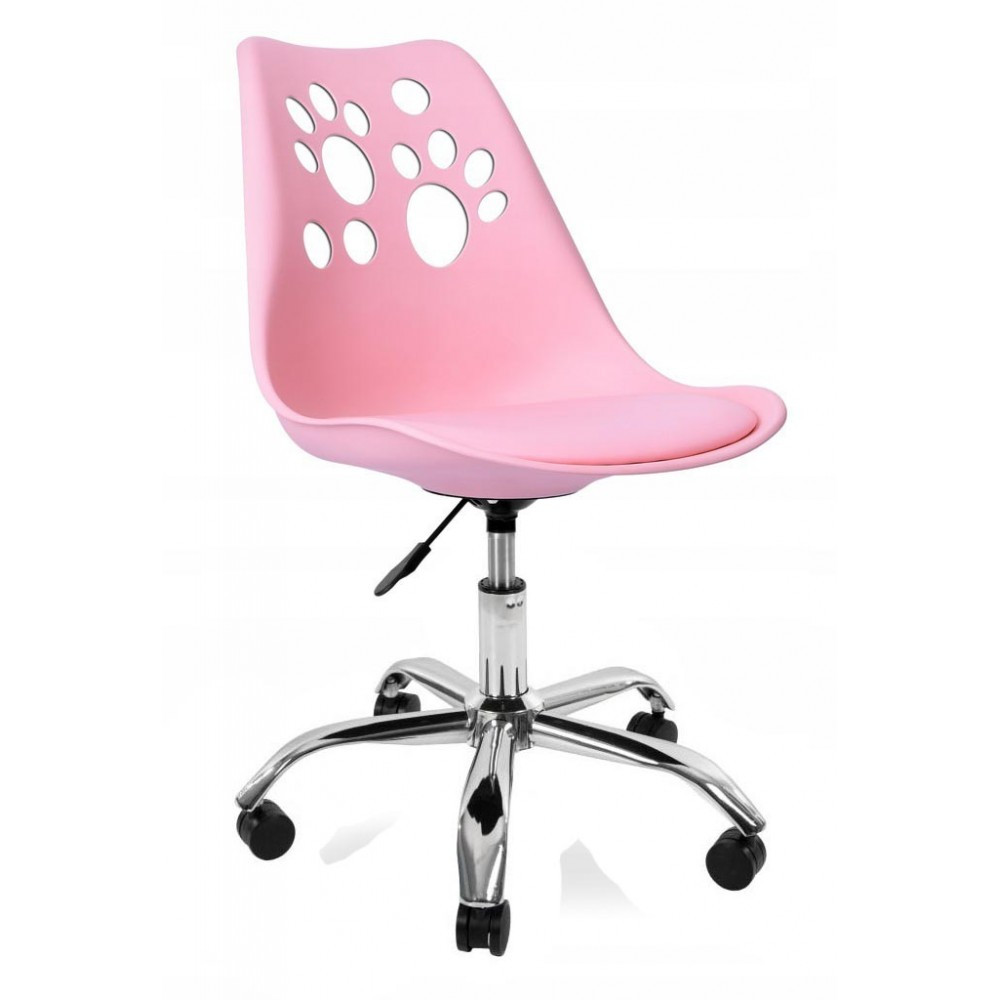 Крісло офісне комп'ютерне Комфортне крісло B-881 Офісні крісла та стільці рожеві Офісний стілець крісло