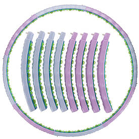 Хула Хуп масажний обруч магнітний для схуднення d-102 см DOUBLE GRACE MAGNETIC JS-6019