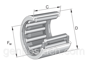 Підшипник HK 3520 GPL/УКРАЇНА