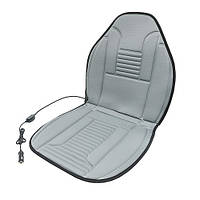 Накидка з підігрівом для автомобільного сидіння, сіра (12V, 35/45W, розмір:96*46см) EL 100 577