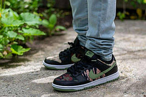 Eur36-47.5 Nike SB Dunk Low SE "Crazy Black Camo" чоловічі жіночі кросівки