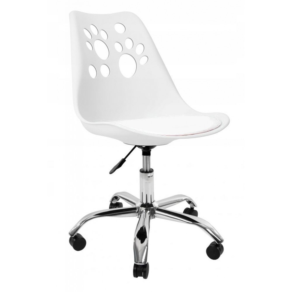 1 Крісло офісне комп'ютерне Комфортне крісло B-881 Крісла та стільці білі Офісний стілець крісло