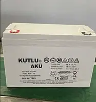 Мощный гелевой аккумулятор Kutlu Aku 100Ah 12V GEL