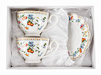 Чайний набір на 2 персони порцеляновий, подарунковий 165-362, фото 4
