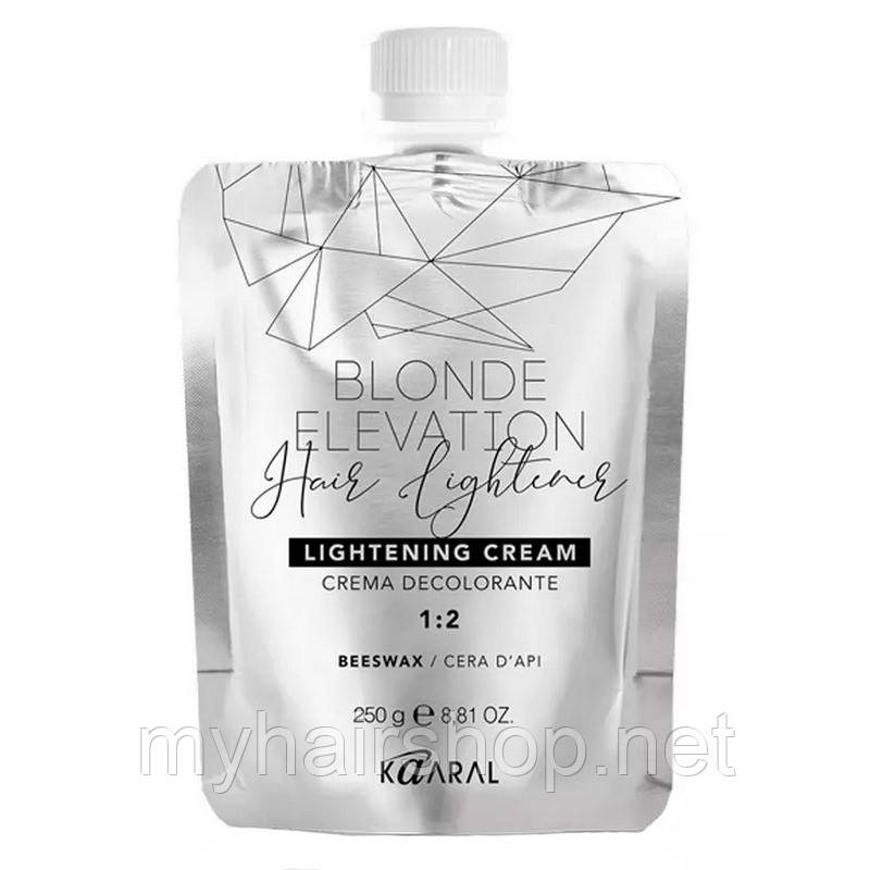 Освітлюючі вершки з гидролизатами шовку Kaaral Blonde elevation BE HAIR LIGHTENER 250 мл