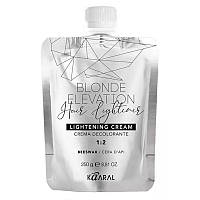 Осветляющие сливки с гидролизатами шелка Kaaral Blonde elevation BE HAIR LIGHTENER 250 мл