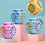 Дитяча іграшка головоломка антистрес Puzzle Ball Magic Bean Fidget Cube Spinner Gyro арт.JY990572 акційна, фото 2