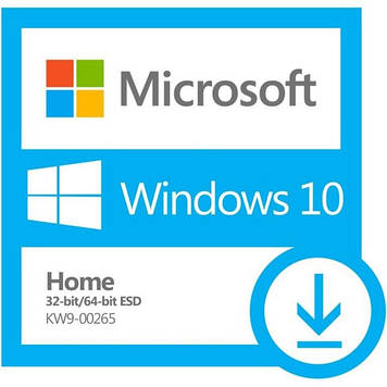 Windows 10 Home на 1ПК (ESD - електронна ліцензія всі мови) (KW9-00265) прив'язка до облікового запису Microsoft