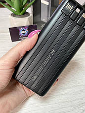 Power Bank King Power KP-20 20000 mAh Black із Ліхтариком і Кабелями для Зарядки, фото 6