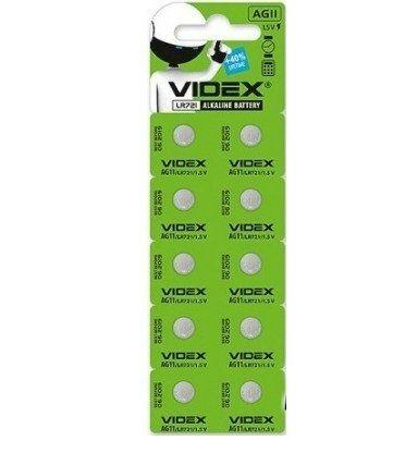 Батар годинника Videx AG 11 (LR721) BLISTER CARD 10pcs