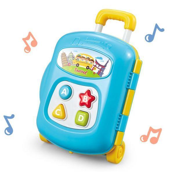 Дитяча музична іграшка валіза зі світлом і звуком Chimstar Toys, арт. QF366-036, у кор.16,2-5,8-19,5 см