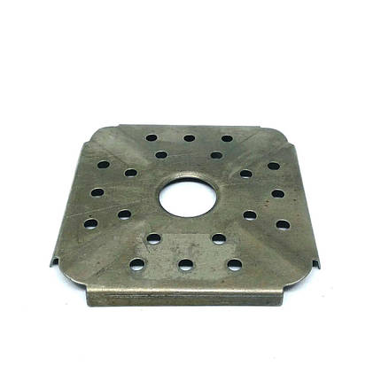 Розсікач вогню на конфорку металевий квадратний маленький, фото 2