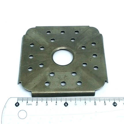 Розсікач вогню на конфорку металевий квадратний маленький, фото 3