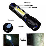 Ліхтарик LED з вбудованим акумулятором (спец ціна), фото 4