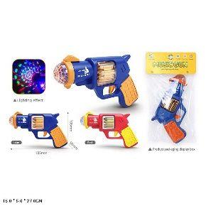 Дитяча іграшка бластер пістолет музичний 9705C батар., світ., звук, 2 кольори, пакет 15*5*27см