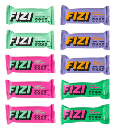 Батончики Fizi Guilty Pleasure Bar 45 g Peanut + Caramel, фото 4