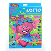 Дитяча розиваюча гра лото - ігровий набір Funny loto Trolls, 953674 акційна пропозиція