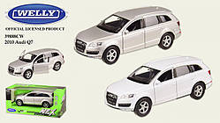 Машина метал 39888CW  "WELLY"1:33 AUDI Q7, відкр.двері, 2 кольори, в кор.18 * 8 * 8 см, р-р іграшки - 15.5 *