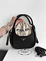 Сумка черная PRADA с вставным мешочком