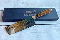 Кухонный нож-топорик для мяса Sonmelony 30 см профессиональный из нержавеющей стали для поваров