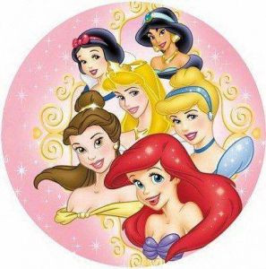 Вафельна картинка для тортів Modecor Принцеса 6