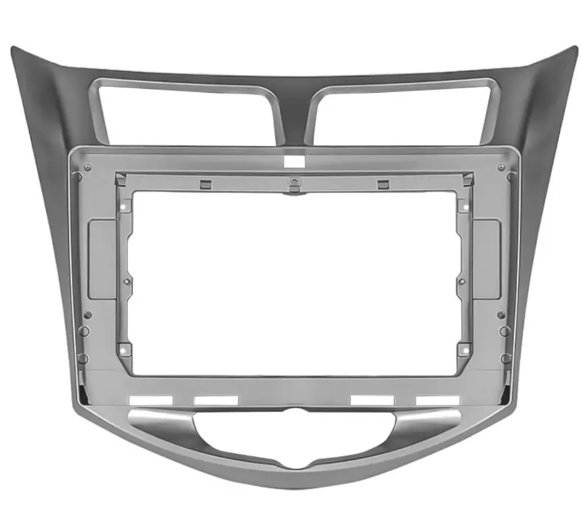 Перехідна рамка Hyundai Accent 2010-2016 під екран 9 дюймів