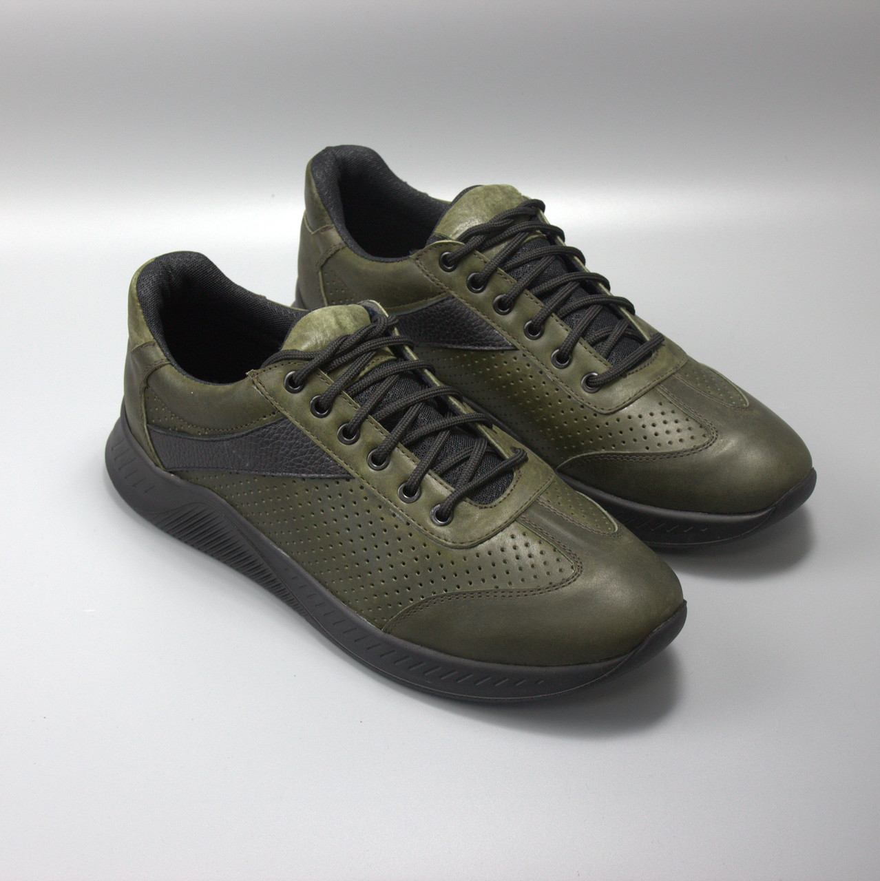 Светлые Летние Мужские Кроссовки Цвета Койот Обувь Больших Размеров Rosso Avangard DolGa Coyote Nub Perf BS Весна/Лето, Оливковый - фото 1 - id-p1964556594