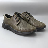 Оливковые хаки летние облегченные кроссовки мужская обувь больших размеров Rosso Avangard BS Slipy Oliva Perf