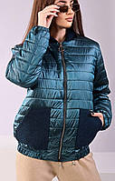 Женская демисезонная легкая стеганая куртка,бомбер,размеры XS,M,2XL, см.на замеры в ПОЛНОМ ОПИСАНИИ товара!