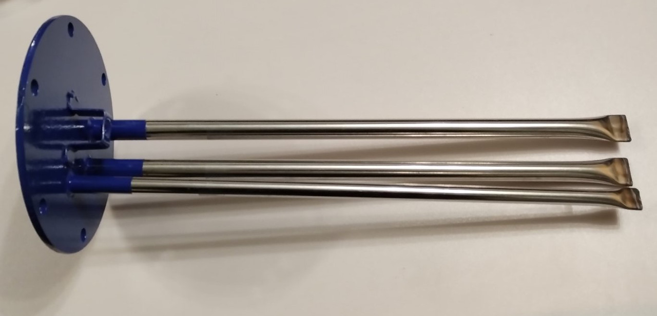 Фланець для бойлера Gorenje під сухі ТЕНи і анод М8