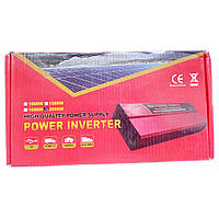 Авто инвертор Aton Solar Power 2000W 023 c 12В на 220В (розетка, USB) Red | Инвертор 2000W 12V-220V