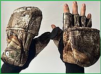 Тактические перчатки-варежки для ВСУ флип-топ зимние