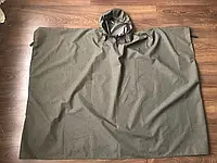 ПІК Військовий плащ-пончо (дощовик-намет), олива-хакі - на рюкзак, для захисту від дощу та вітру.