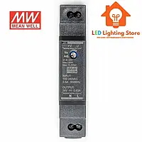 Блок питания на DIN рейку Mean Well, HDR-15-24, 24V, 15.2W, 0.63А, IP20