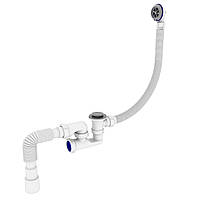 Сифон для ванни Kronoplast 40/50 Сlick-Сlack з переливом (SR27200133)